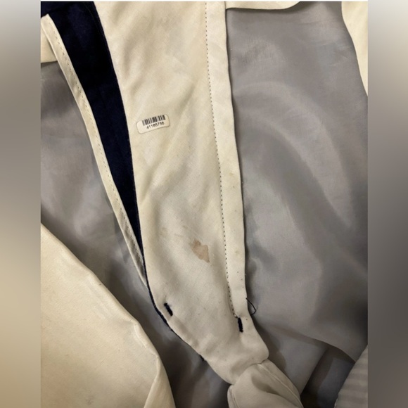 Paul Fredrick Size 36 Cashmere Wool Royal Blue Dress Pants Men’s Straight Leg - Picture 4 of 12